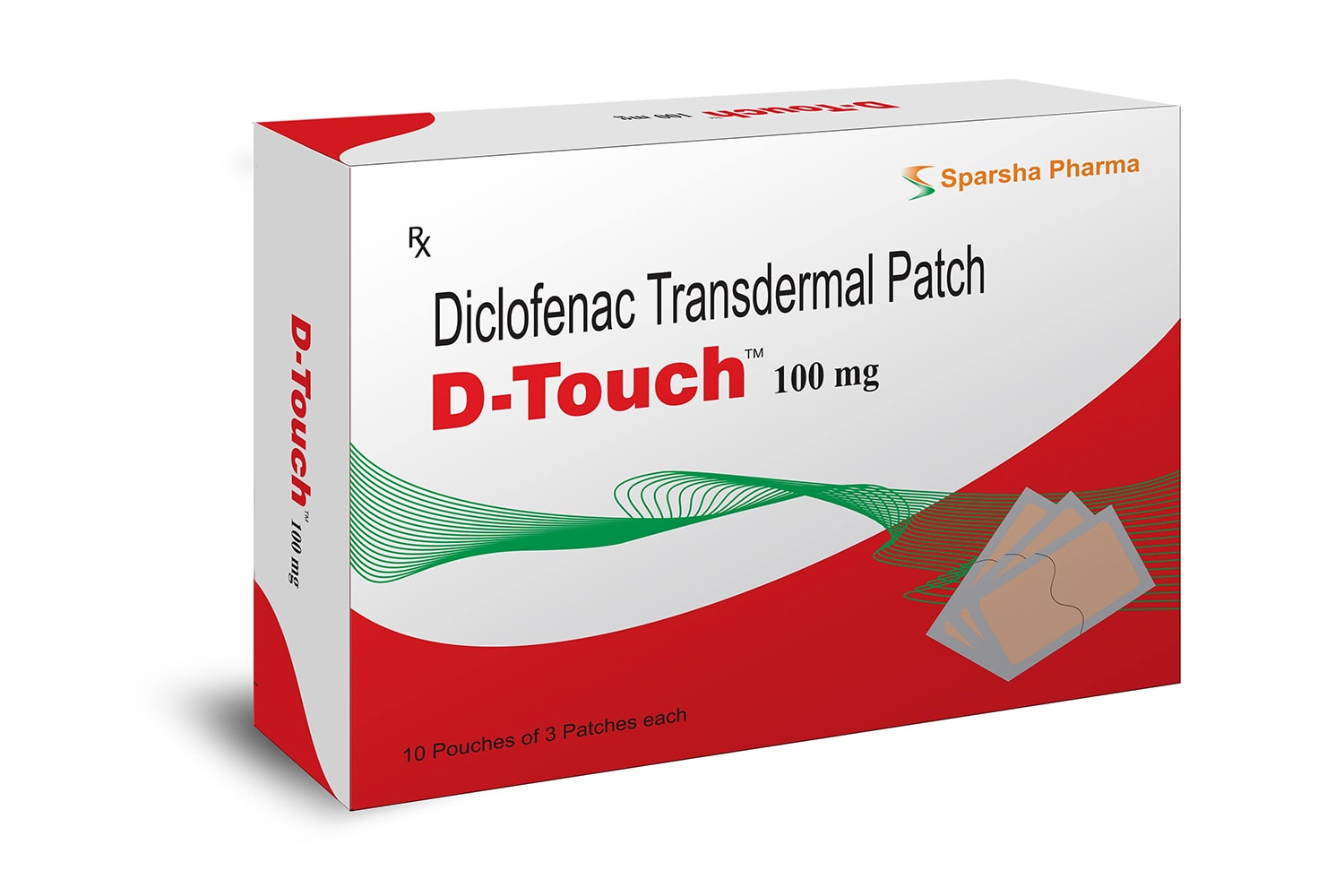 Diclofenac Transdermal Patch -  D-Touch